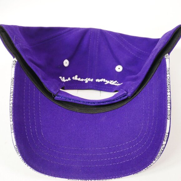 Big Two Toyota Of Chandler Purple Baseball Cap Adjustable By Regalos LLC NEW - Picture 3 of 5